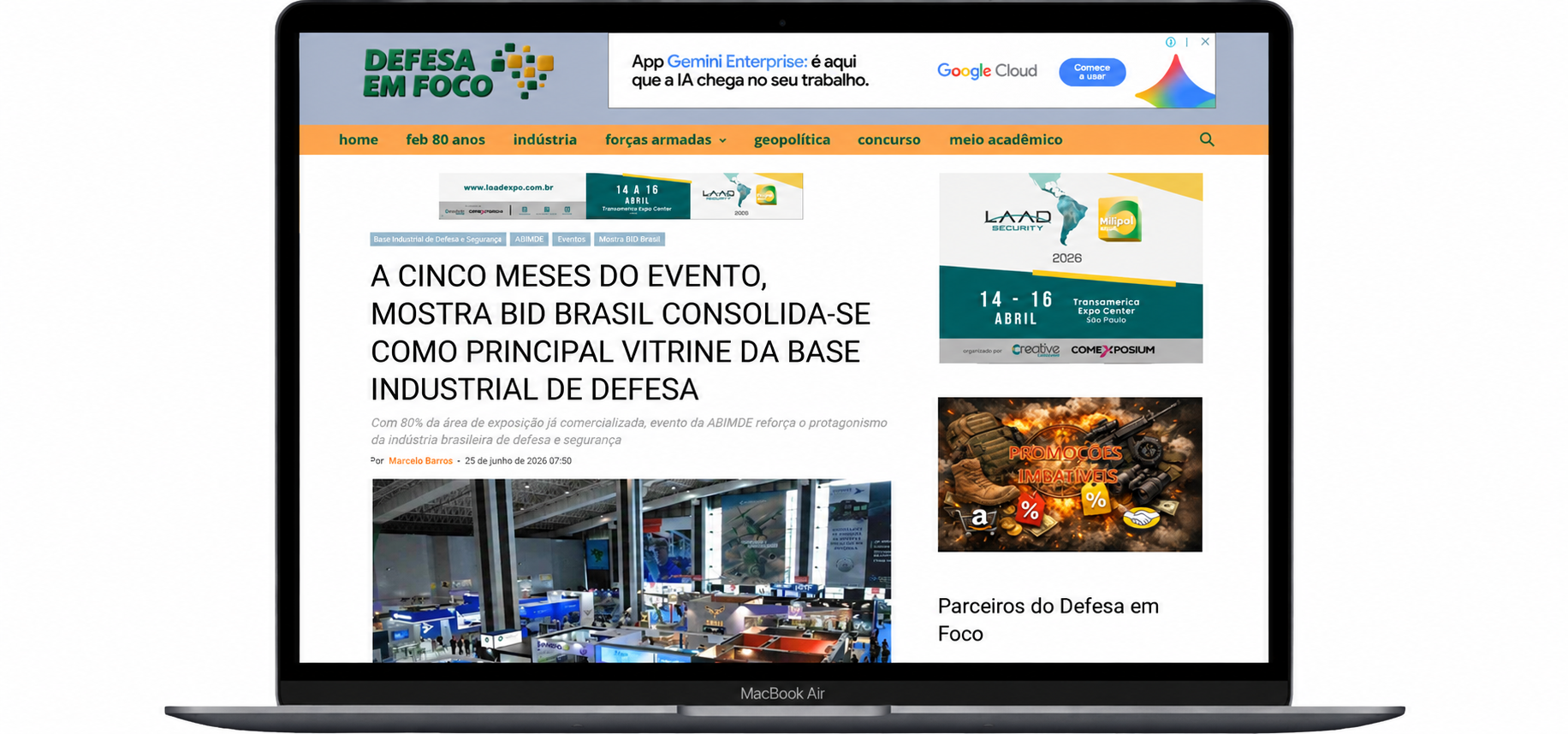 Saiu na mídia: A cinco meses da 9ª Mostra BID Brasil, evento já registra 80% da área de exposição comercializada