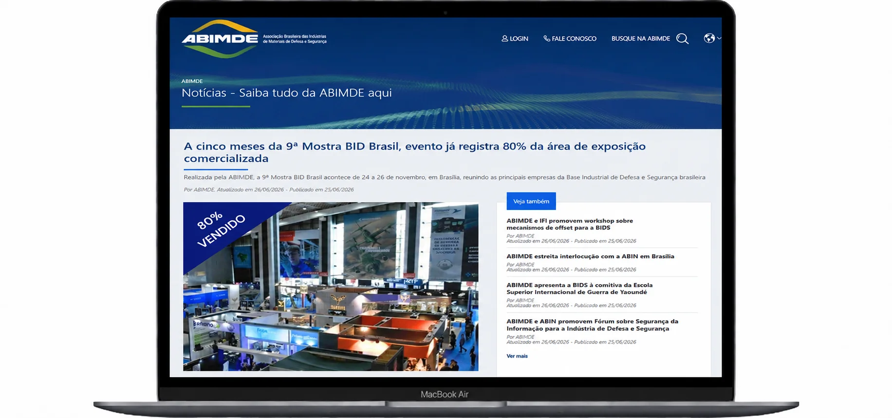 Release: A cinco meses da 9ª Mostra BID Brasil, evento já registra 80% da área de exposição comercializada
